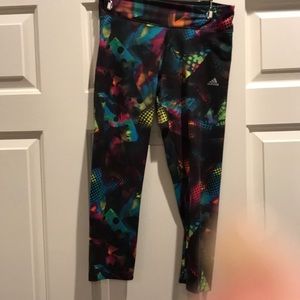 Adidas crop workout tights XS